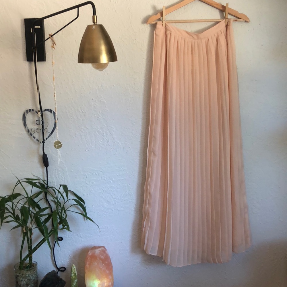 Long Pink Skirt